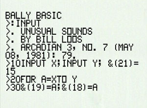 Unusual Sounds